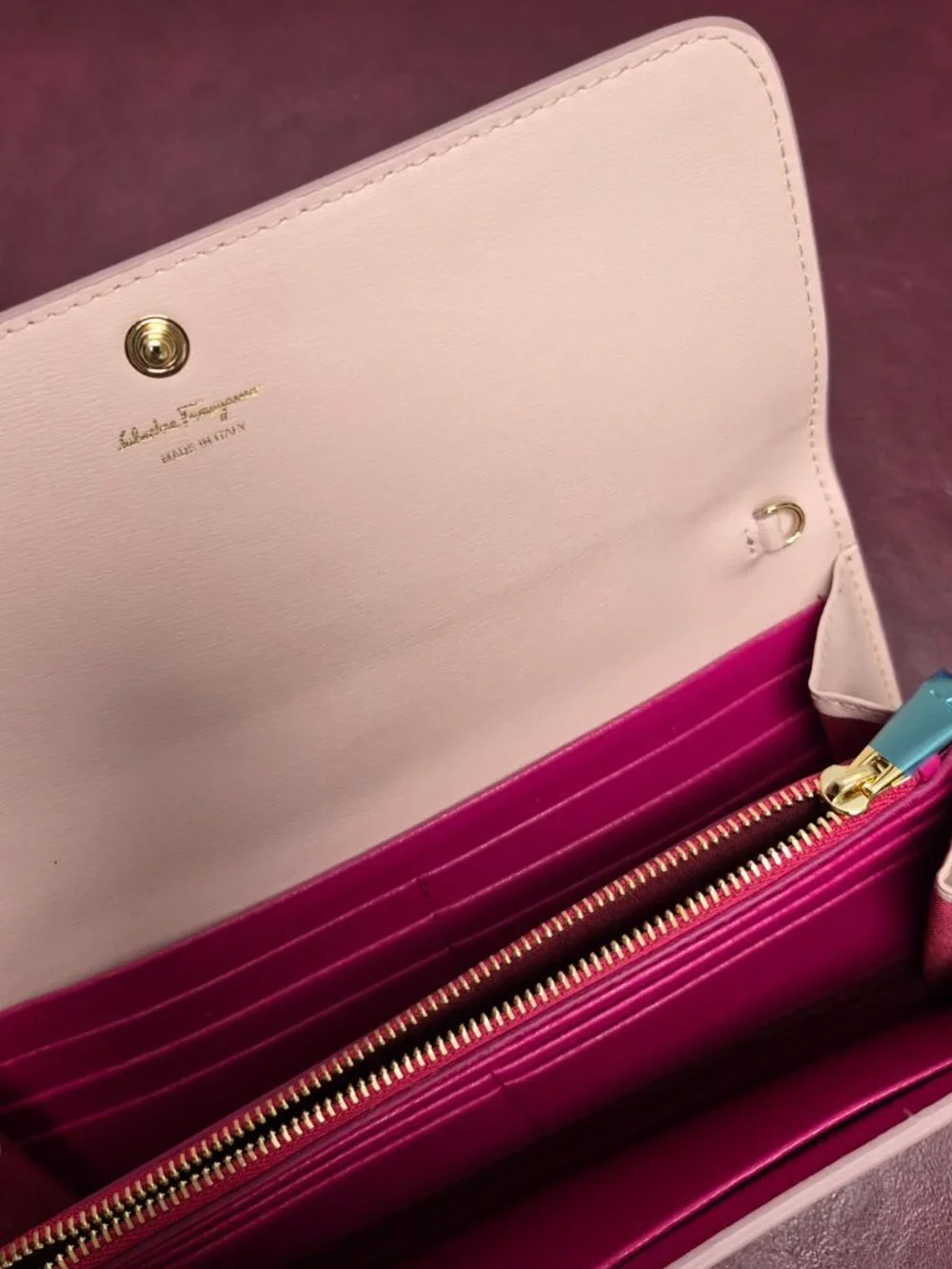 SALVATORE FERRAGAMO CHAIN WALLET - Good Condition